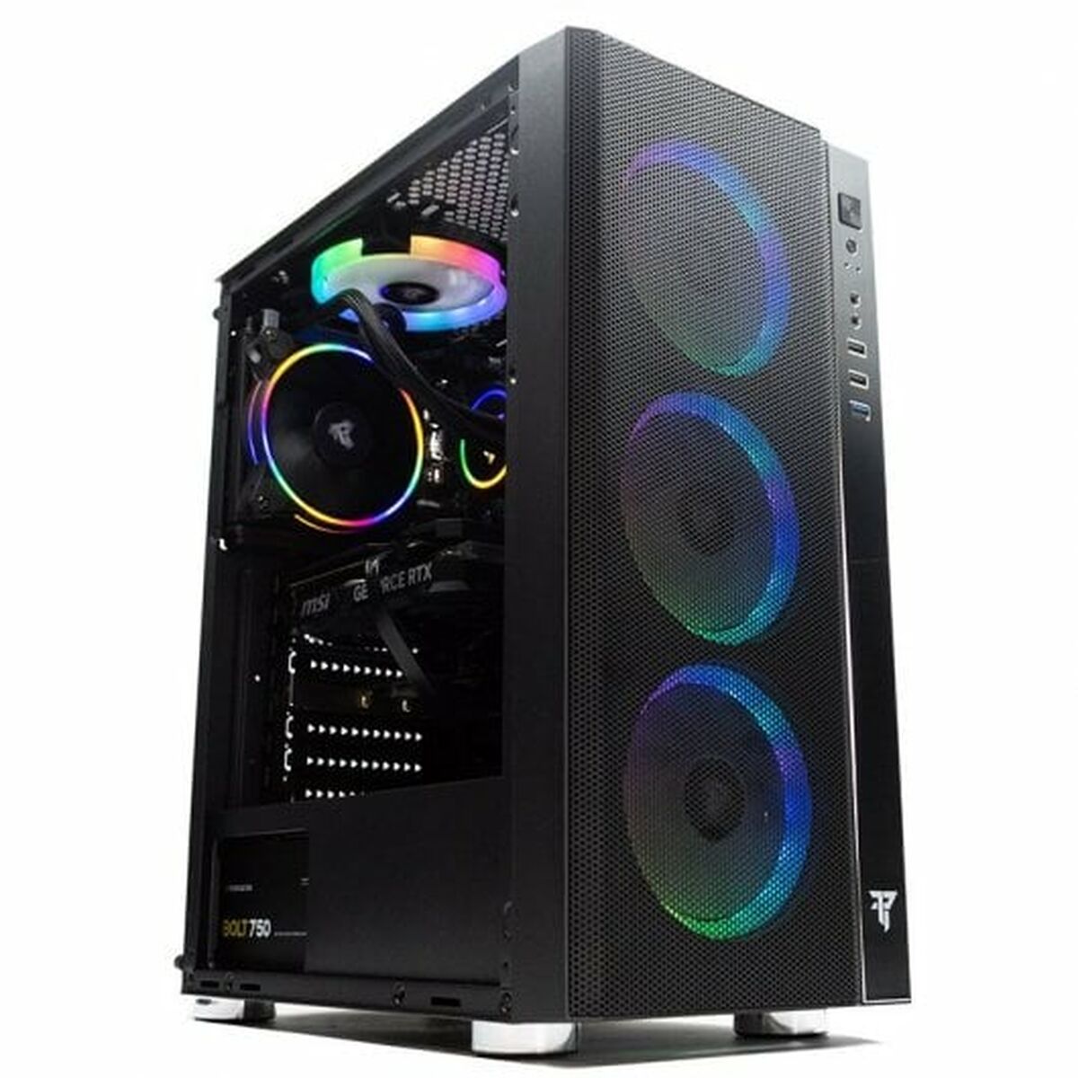 PC de bureau PcCom Ready i5-13400F 16 GB RAM 500 GB SSD NVIDIA GeForce RTX 3060