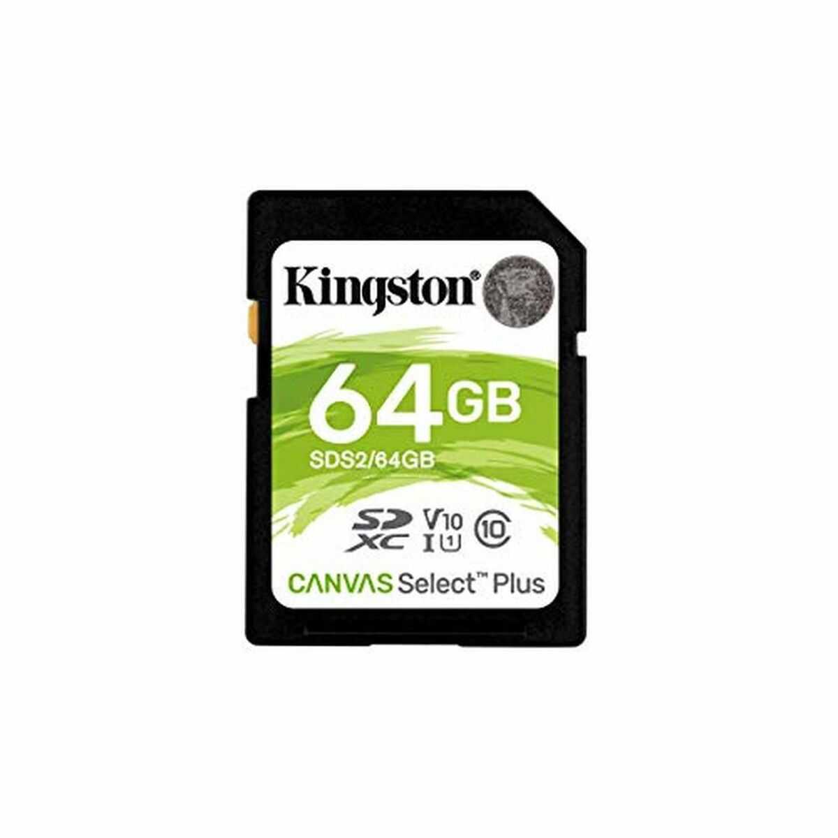 Carte Mémoire SD Kingston SDS2/64GB 64GB Noir 64 GB UHS-I