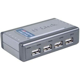 Hub USB D-Link DUB-H4 Argenté
