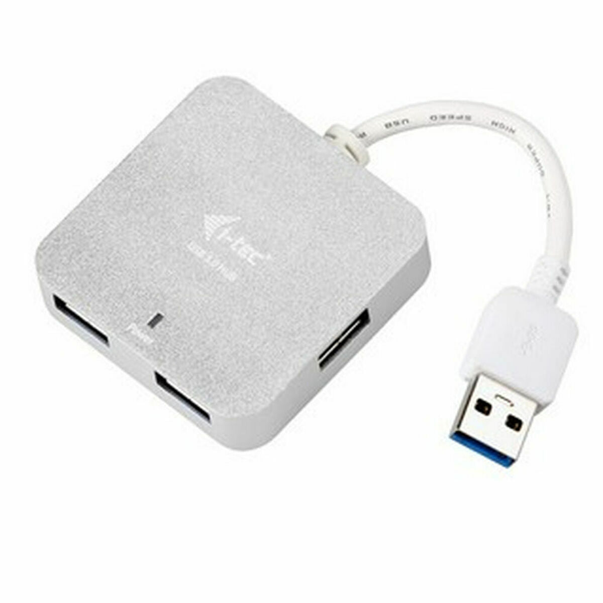 Hub USB i-Tec U3HUBMETAL402 Argenté Gris
