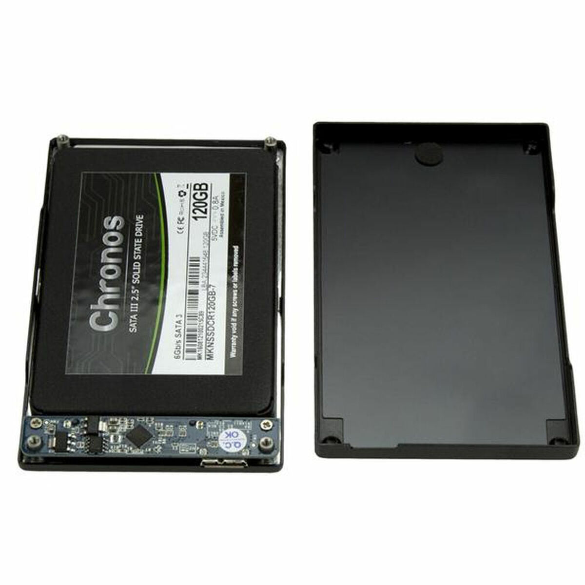 Boîtier Externe HDD Startech SAT2510BU32 Noir USB Micro USB B USB 3.2 Sata II 2.5"