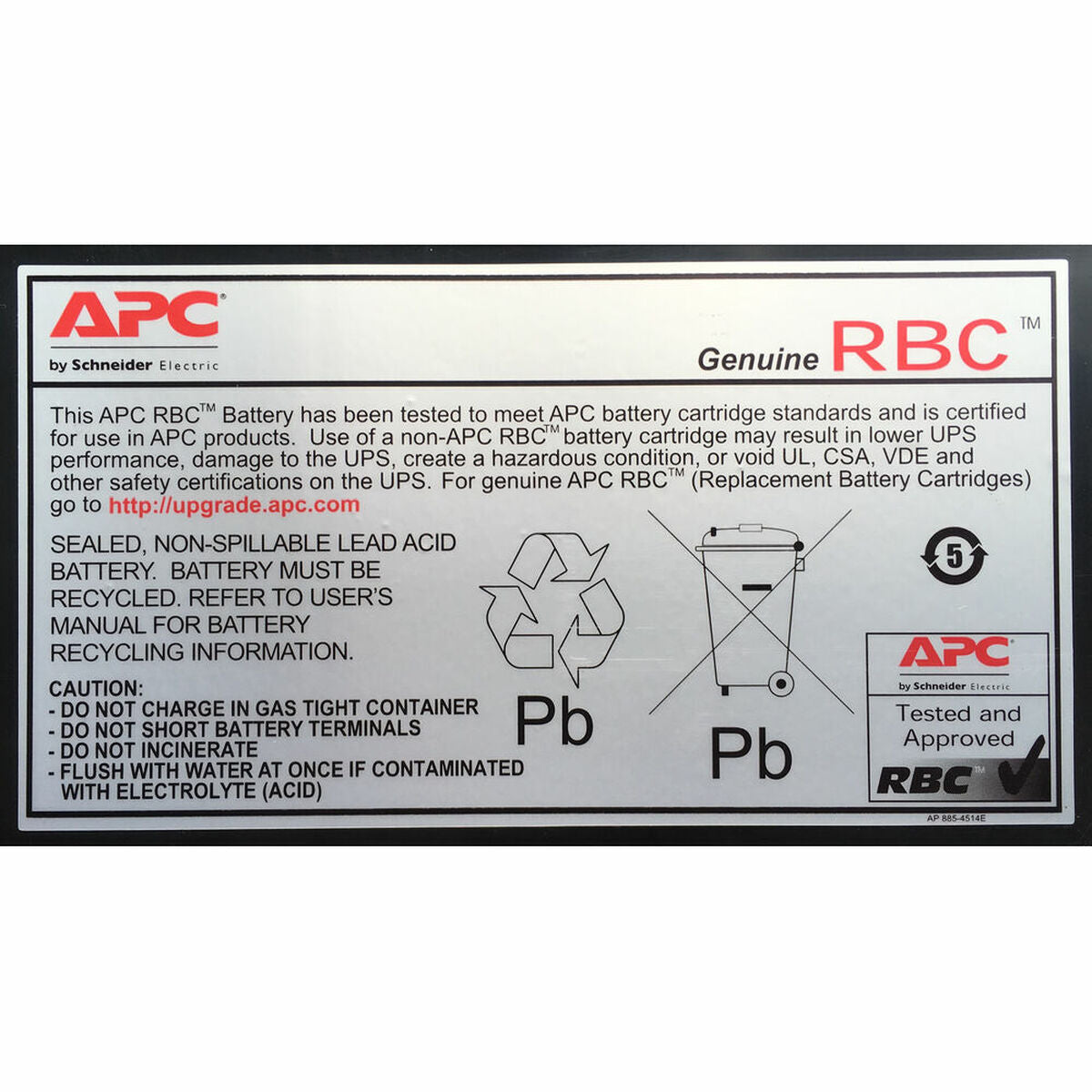 Batterie pour Système d'Alimentation Sans Interruption APC RBC33 Rechange 24 V - 0
