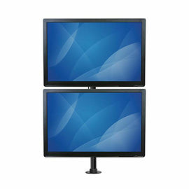 Support de table d'écran Startech ARMDUALV Noir Noir/Argenté - 0