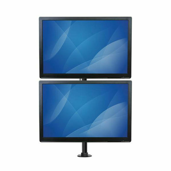 Support de table d'écran Startech ARMDUALV Noir Noir/Argenté