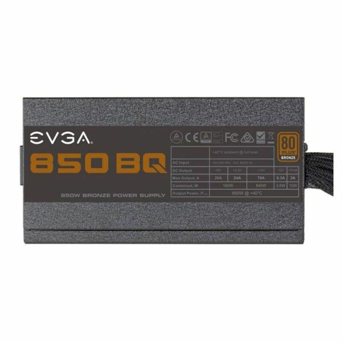 Bloc d’Alimentation Evga 110-BQ-0850-V2 850W Modulaire 850 W 840 W ATX 80 Plus Bronze - 0