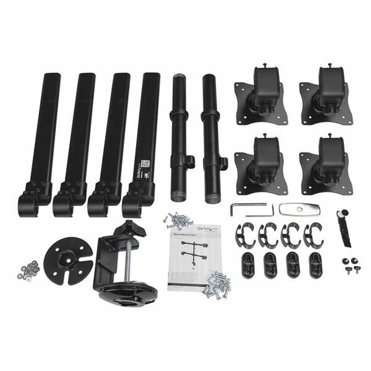 Support de table d'écran Startech ARMQUAD 27" 13" Noir