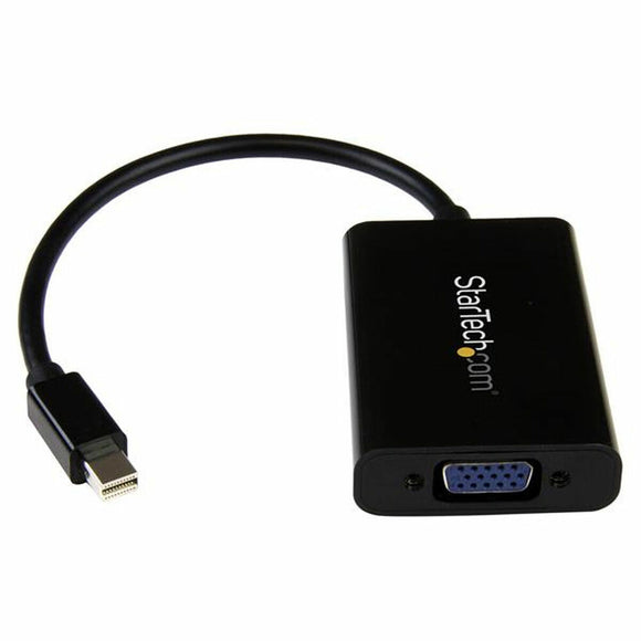 Adaptateur Mini DisplayPort vers VGA Startech MDP2VGAA Noir Gris
