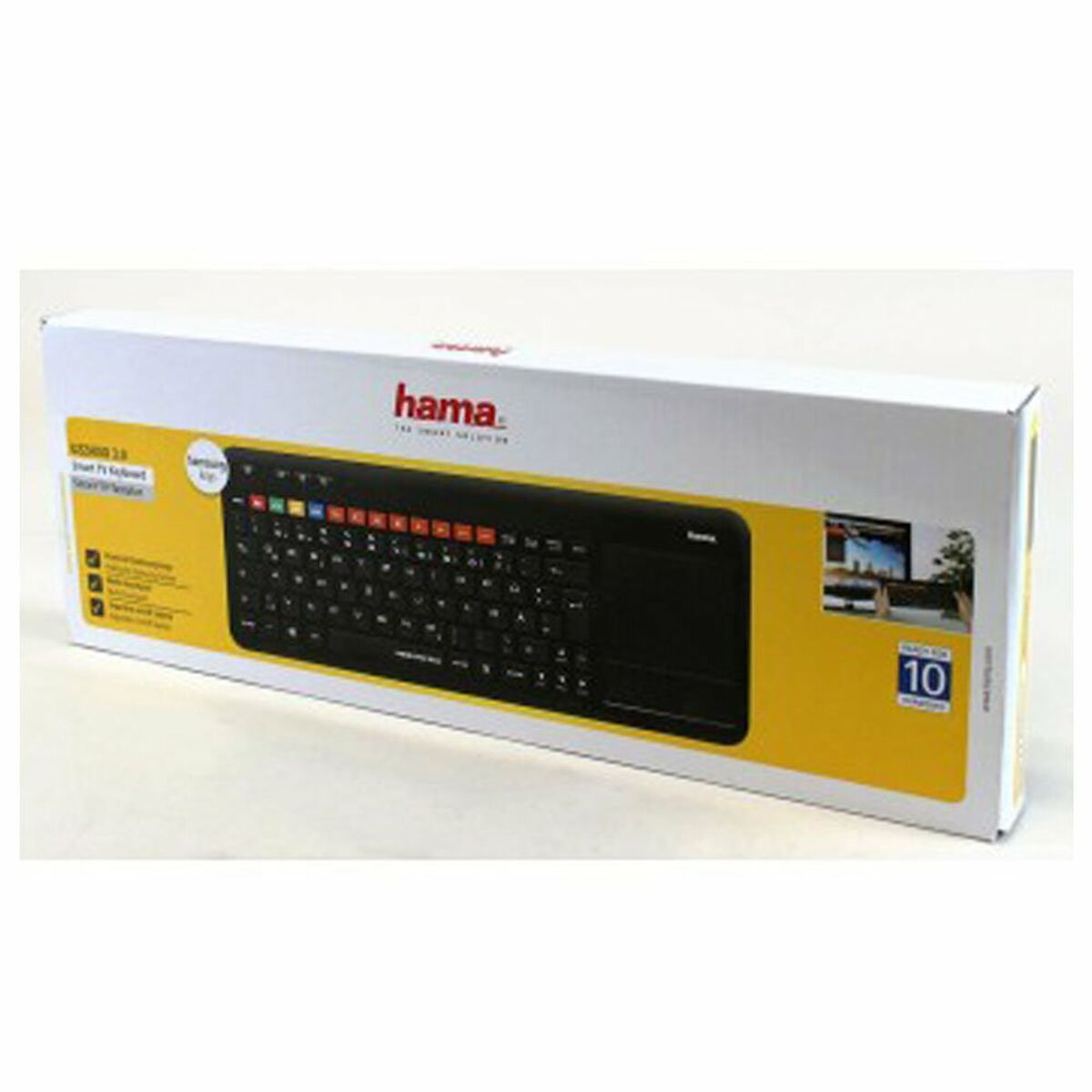 Clavier Hama Uzzano 3.0 Noir Espagnol Qwerty QWERTZ - 0