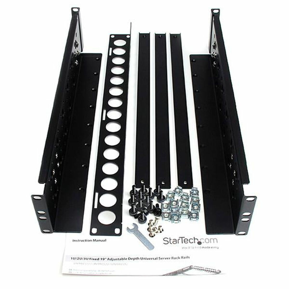 Support Plateau Coulissant pour Armoire Rack Startech UNIRAILS2U - 0