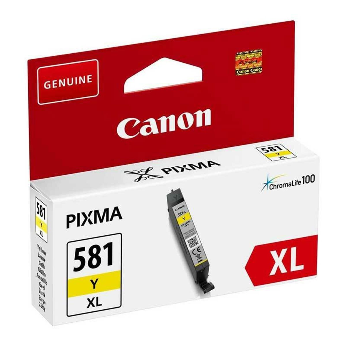 Cartouche d'Encre Compatible Canon CLI-581Y XL XL Jaune - 0