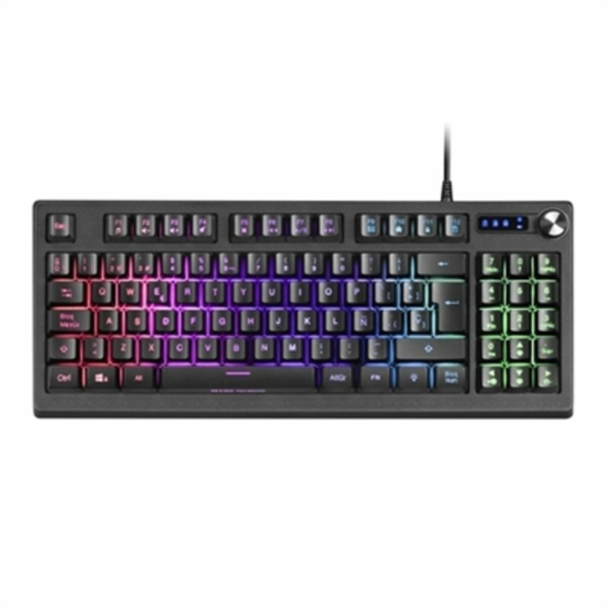 Clavier pour jeu Mars Gaming MKREVO LED RGB