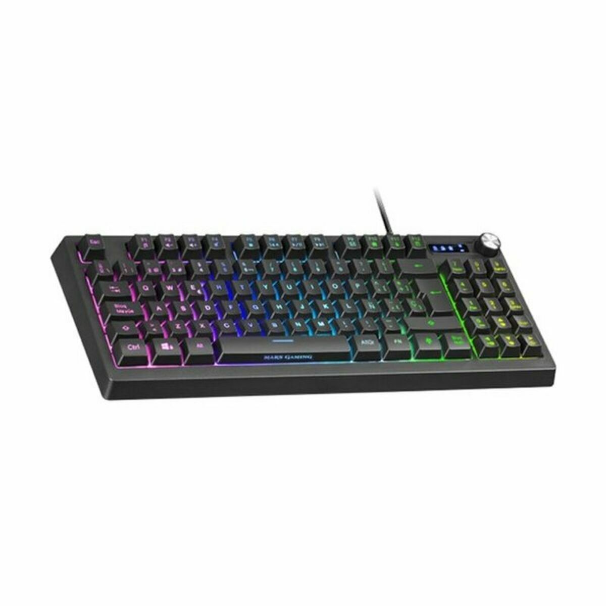 Clavier pour jeu Mars Gaming MKREVO LED RGB - 0