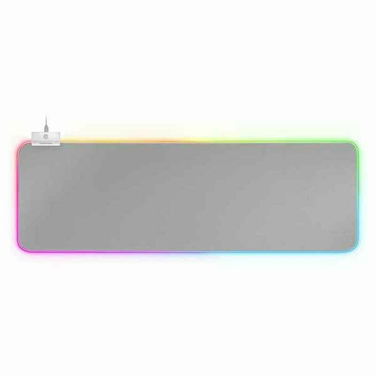 Tapis Gaming Mars Gaming MMPRGB2S Blanc LED RGB