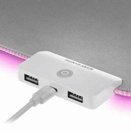 Tapis Gaming Mars Gaming MMPRGB2S Blanc LED RGB - 0