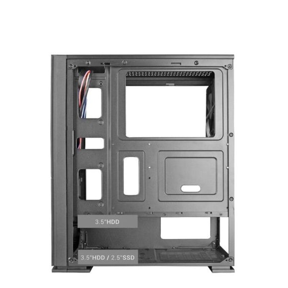 Boîtier ATX Mars Gaming 2IMPERATOR2 Xeon® E-2124 16 GB RAM 2 TB Noir