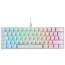 Clavier Mars Gaming MKMINIWRES Espagnol Qwerty Blanc-1