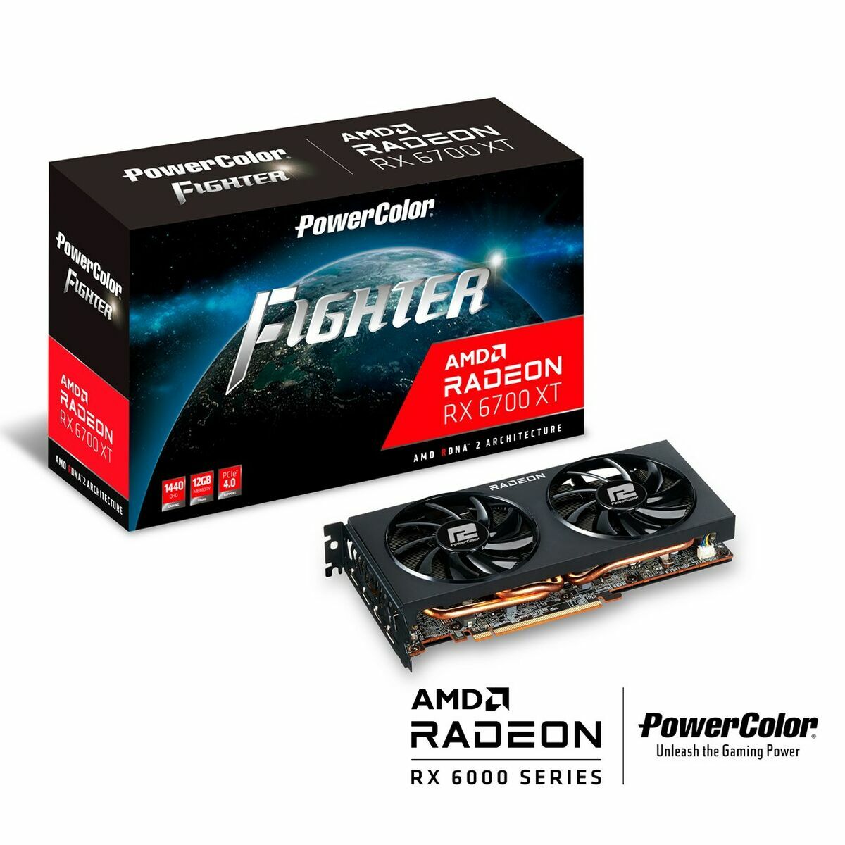 Carte Graphique Powercolor AMD Radeon RX 6700XT 12 GB GDDR6 - 0