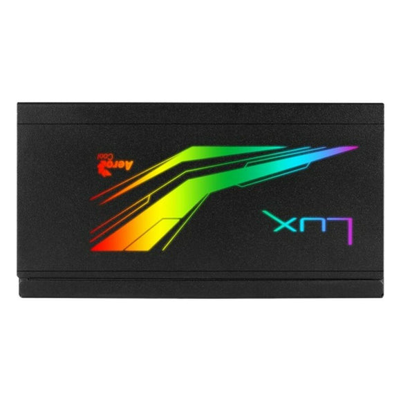 Bloc d’Alimentation Aerocool LUXRGB650M RGB 650W Noir 650 W