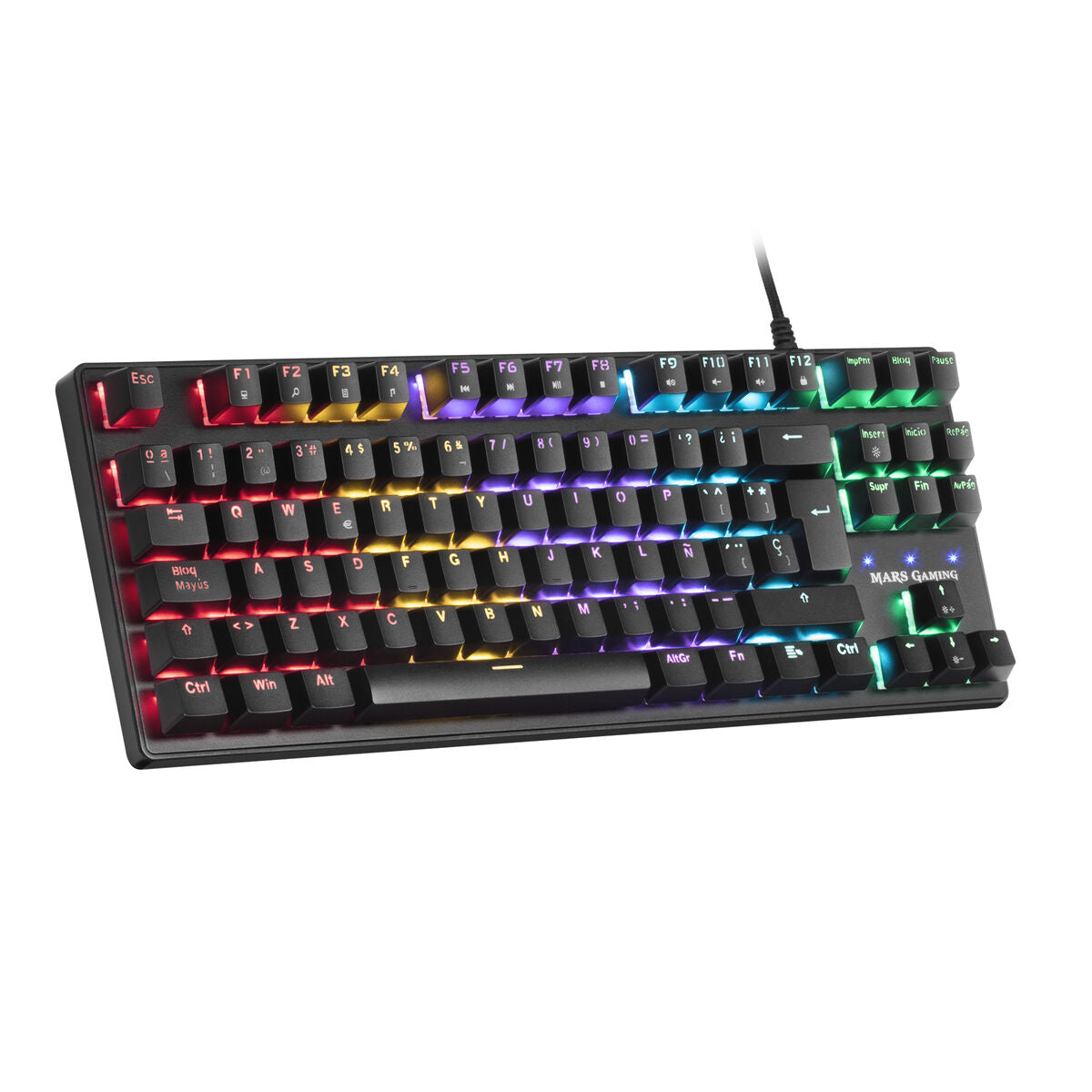 Clavier pour jeu Mars Gaming MKXTKL Espagnol Qwerty - 0