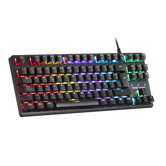 Clavier pour jeu Mars Gaming MKXTKL Espagnol Qwerty