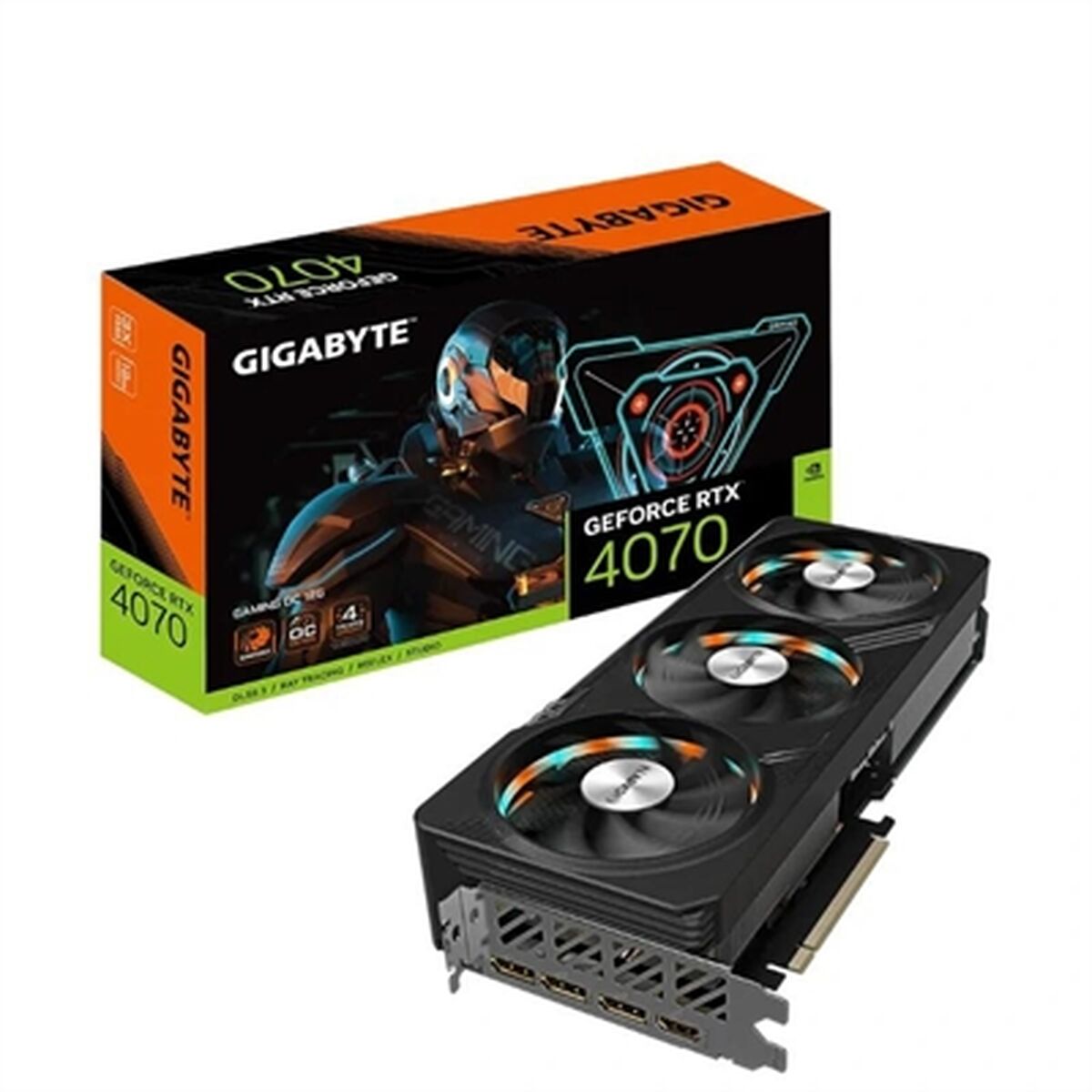 Carte Graphique Gigabyte GV-N4070GAMING OC-12GD GEFORCE RTX 4070 12 GB GDDR6X