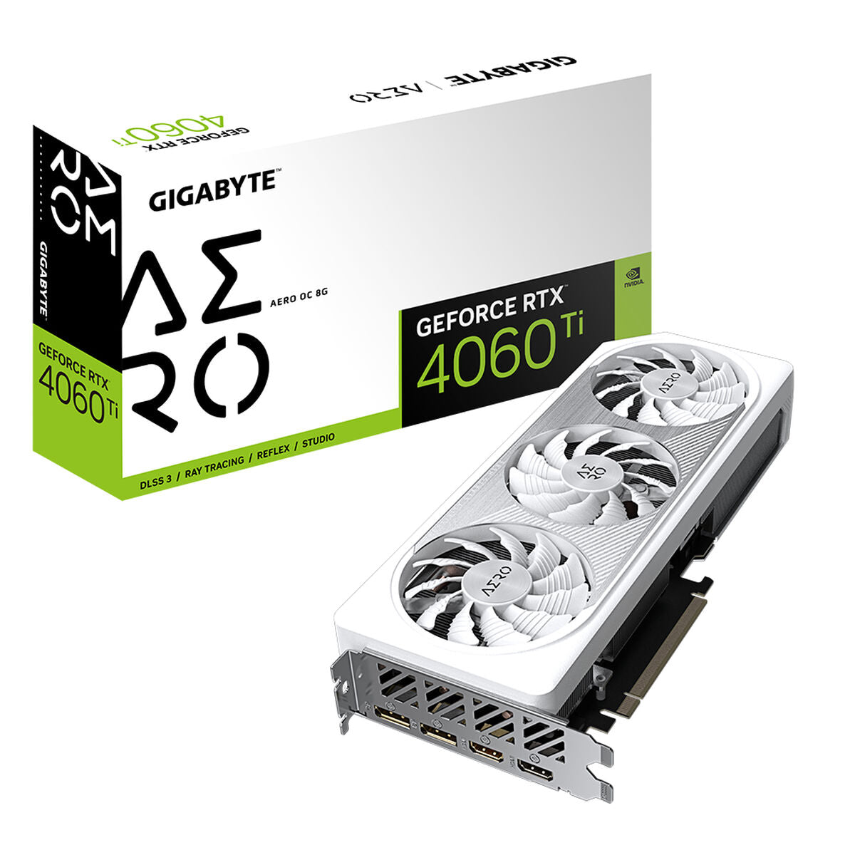 Carte Graphique Gigabyte GeForce RTX 4060 Ti AERO OC 8G 8 GB GDDR6