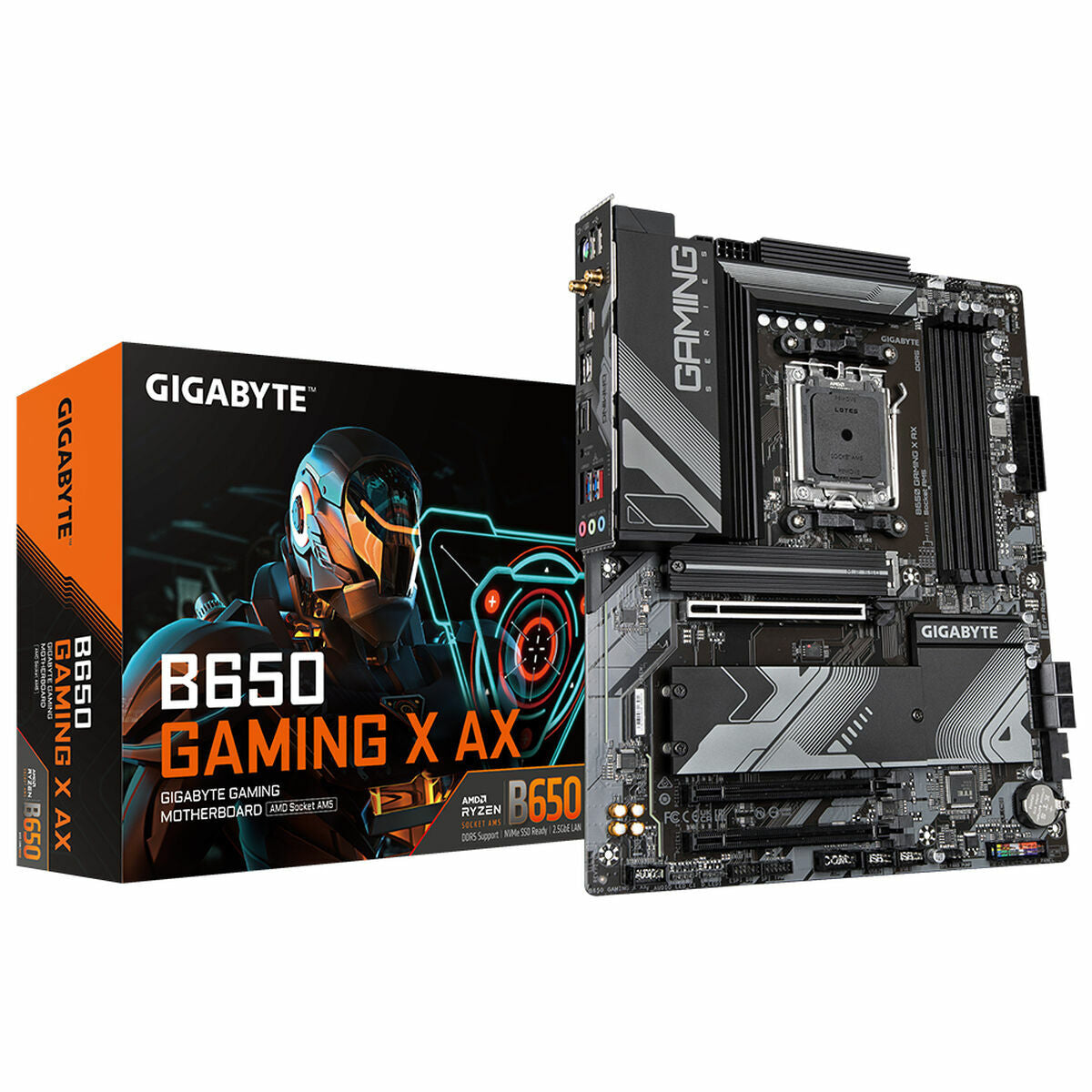 Carte Mère Gigabyte B650 GAMING X AX AMD B650 AMD AM5 - 0