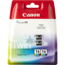 Cartouche d'encre originale Canon BCI-16 Multicouleur-2