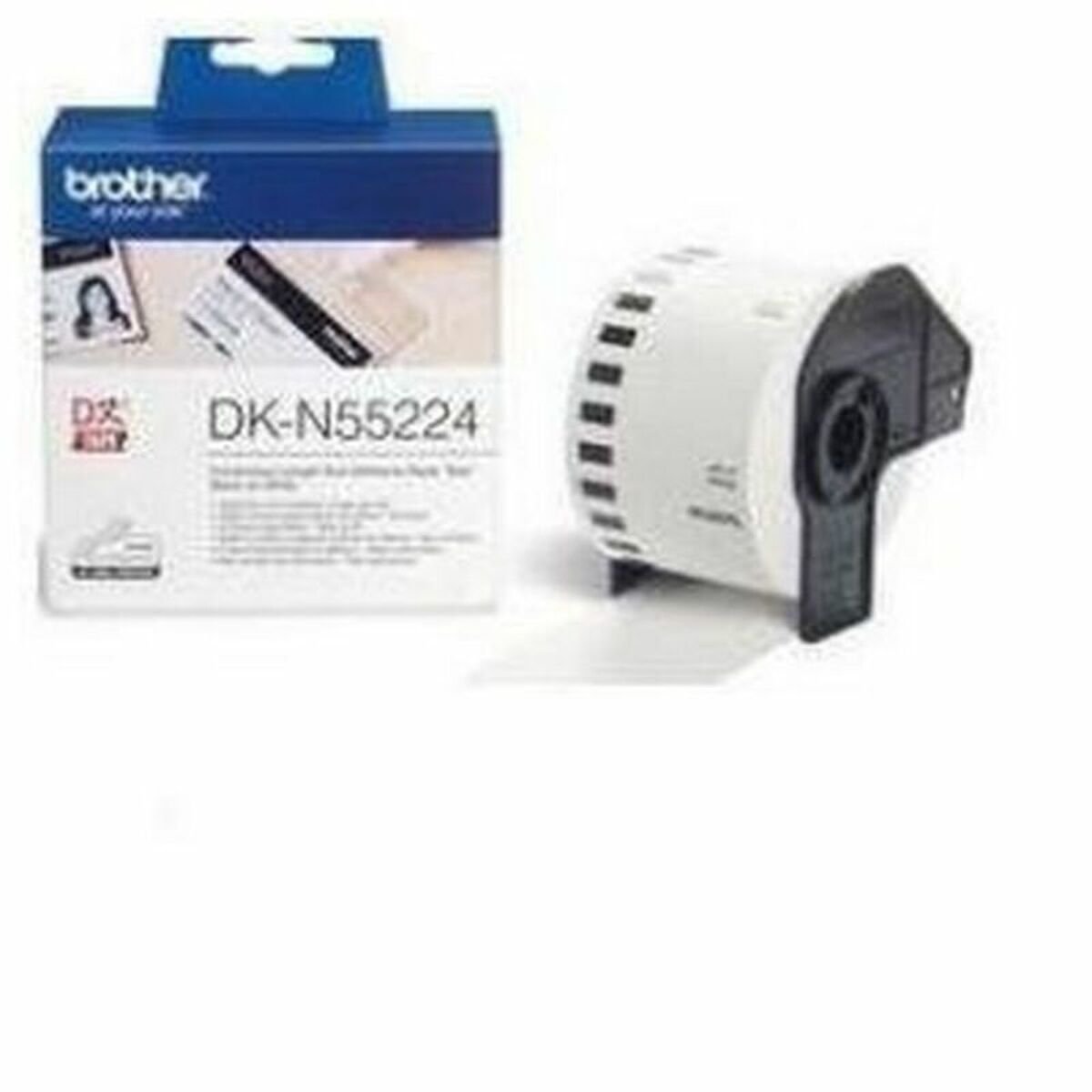 Bande continue de papier thermique Brother CCIPAP0071 DKN55224 54 x 30,48 mm - 0