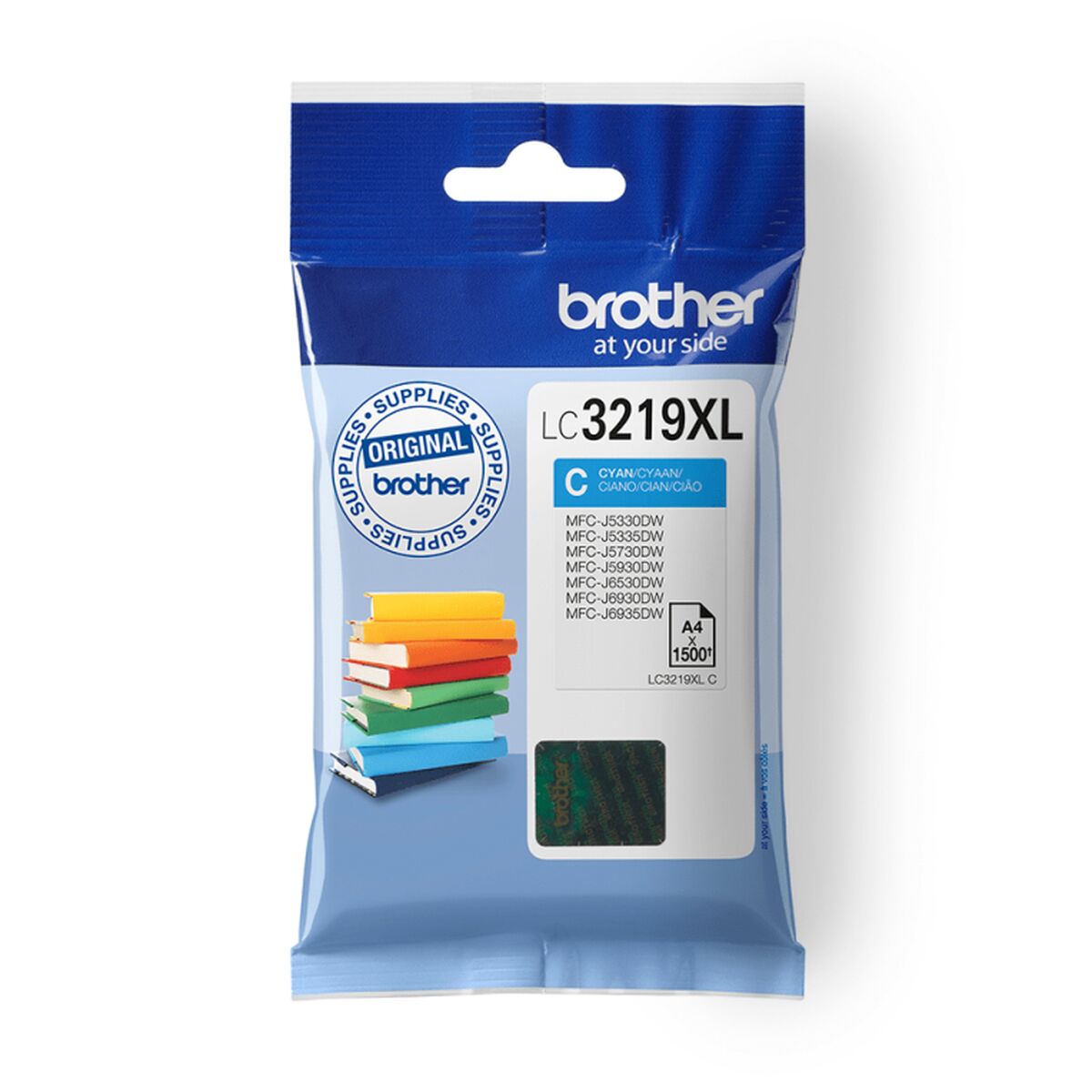 Cartouche d'Encre Compatible Brother LC3219XLC Bleu