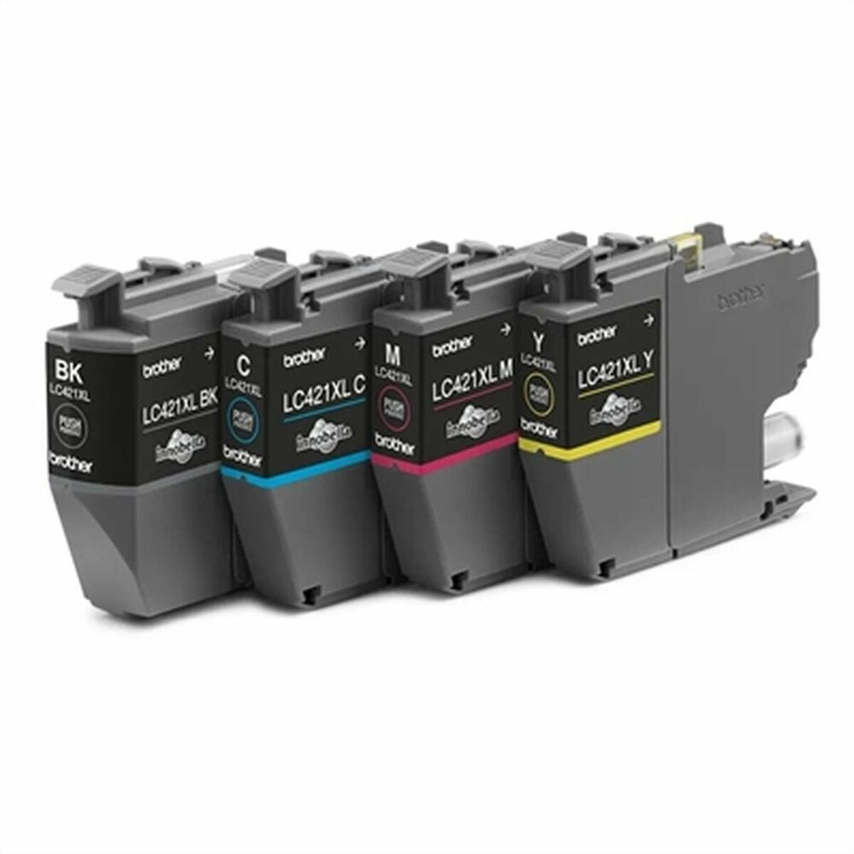 Cartouche d'encre originale Brother LC-421XLVAL Multicouleur Noir Noir/Cyan/Magenta/Jaune