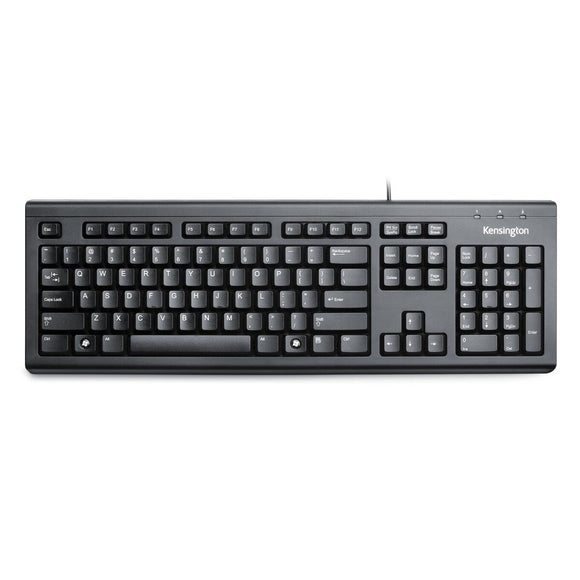 Clavier Kensington 1500109FR Noir Français AZERTY