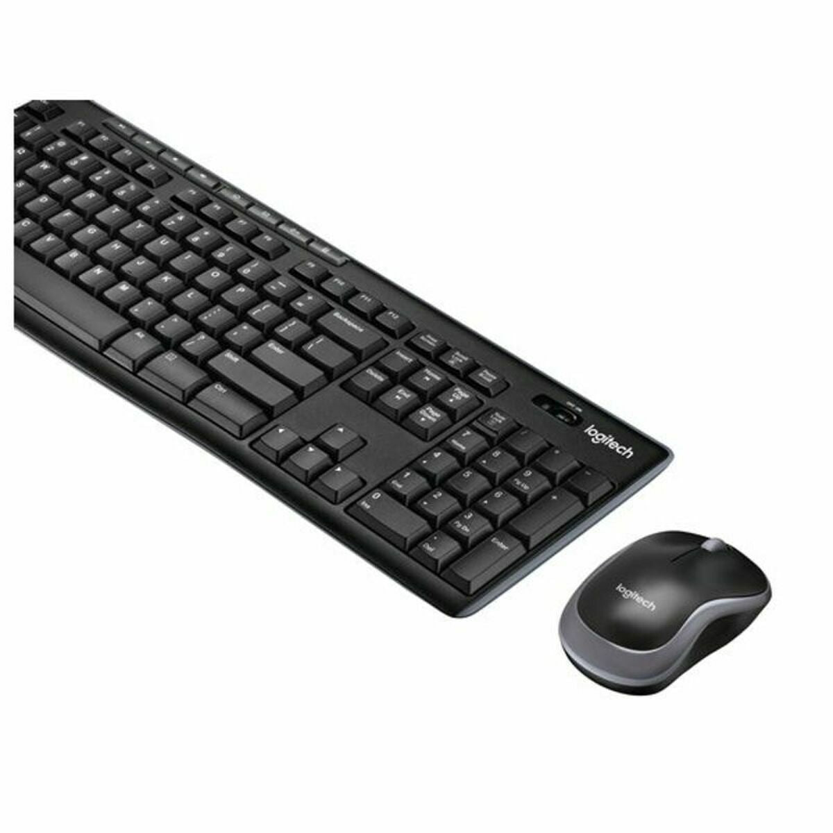 Clavier et souris sans fil Logitech 920-004513 Noir Espagnol Qwerty QWERTY