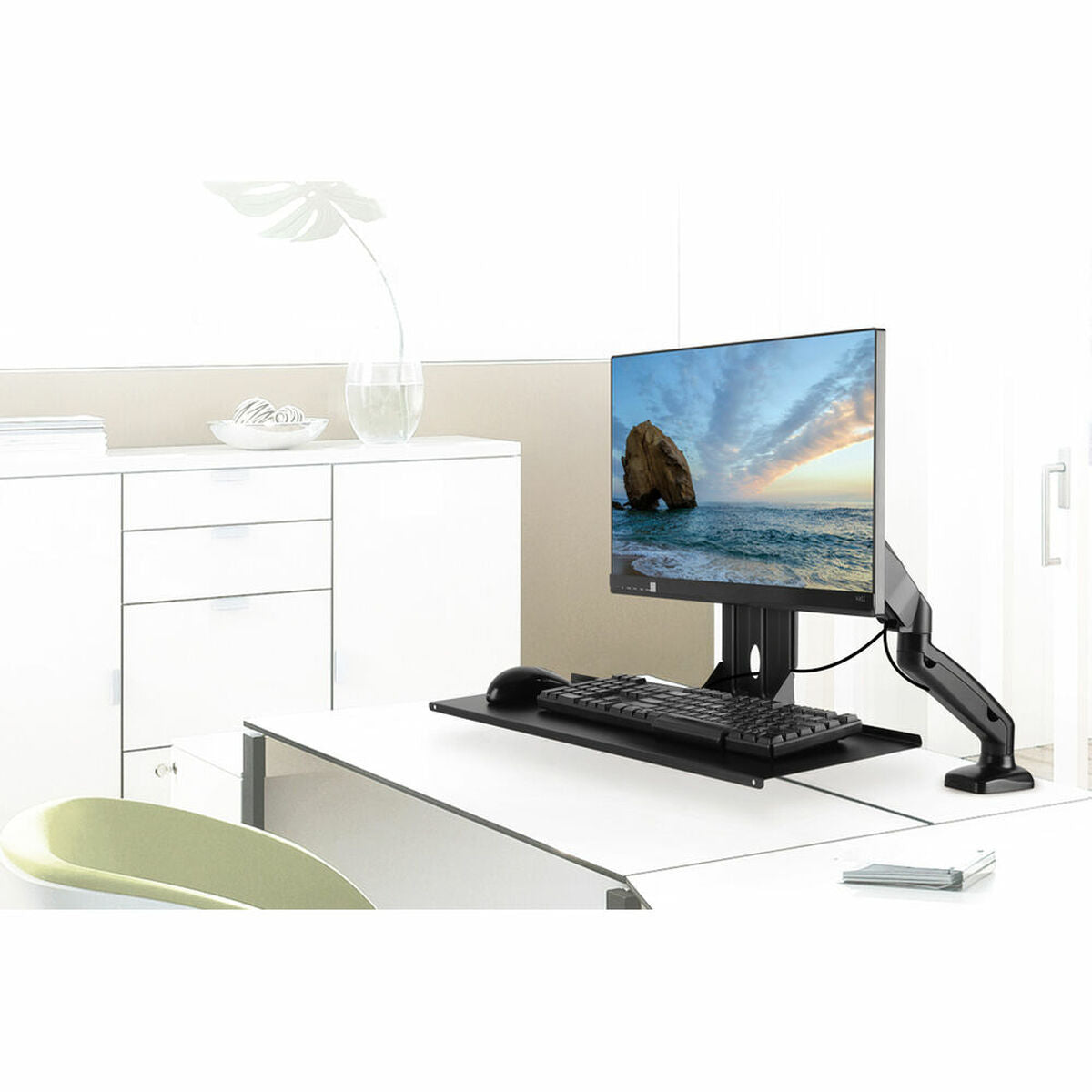 Support de clavier Neomounts KEYB-V200BLACK Clavier Souris