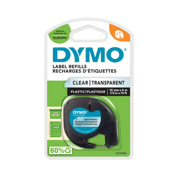 Ruban Laminé pour Etiqueteuses Dymo S0721530 Noir