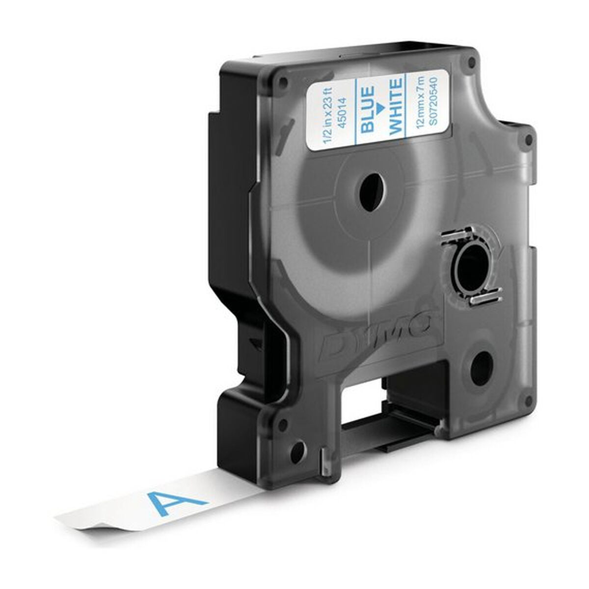 Ruban Laminé pour Etiqueteuses Dymo D1 45011 12 mm LabelManager™ Bleu Transparent (5 Unités)