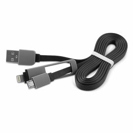 Câble adaptateur 1LIFE PA2IN1FLAT USB (1 m)