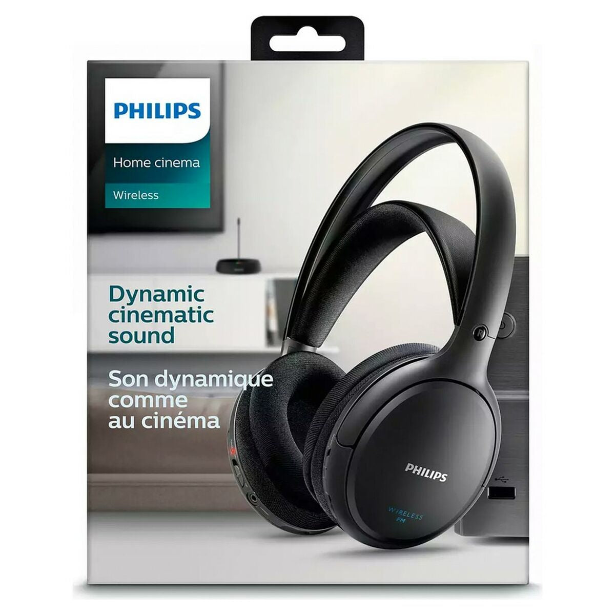 Casques avec Microphone Philips Noir Sans fil (Reconditionné A) - 0