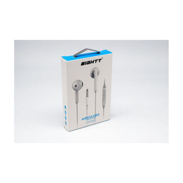 Casques avec Microphone Eightt EAUR-HU Blanc - 0