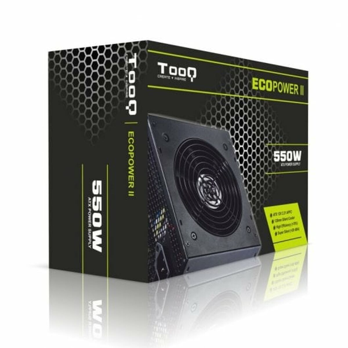 Bloc d’Alimentation TooQ Ecopower II 550 W ATX RoHS - 0