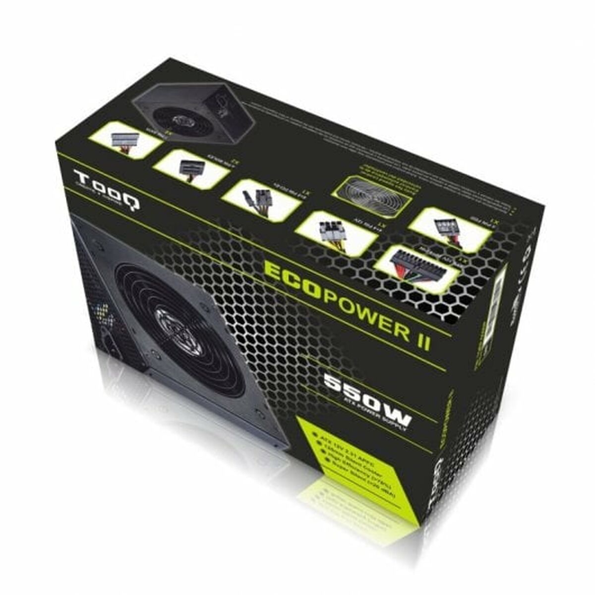 Bloc d’Alimentation TooQ Ecopower II 550 W ATX RoHS