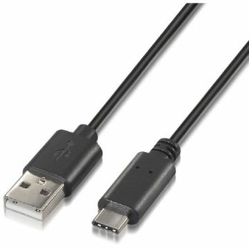 Câble USB A vers USB C NANOCABLE 10.01.2102 Noir 2 m