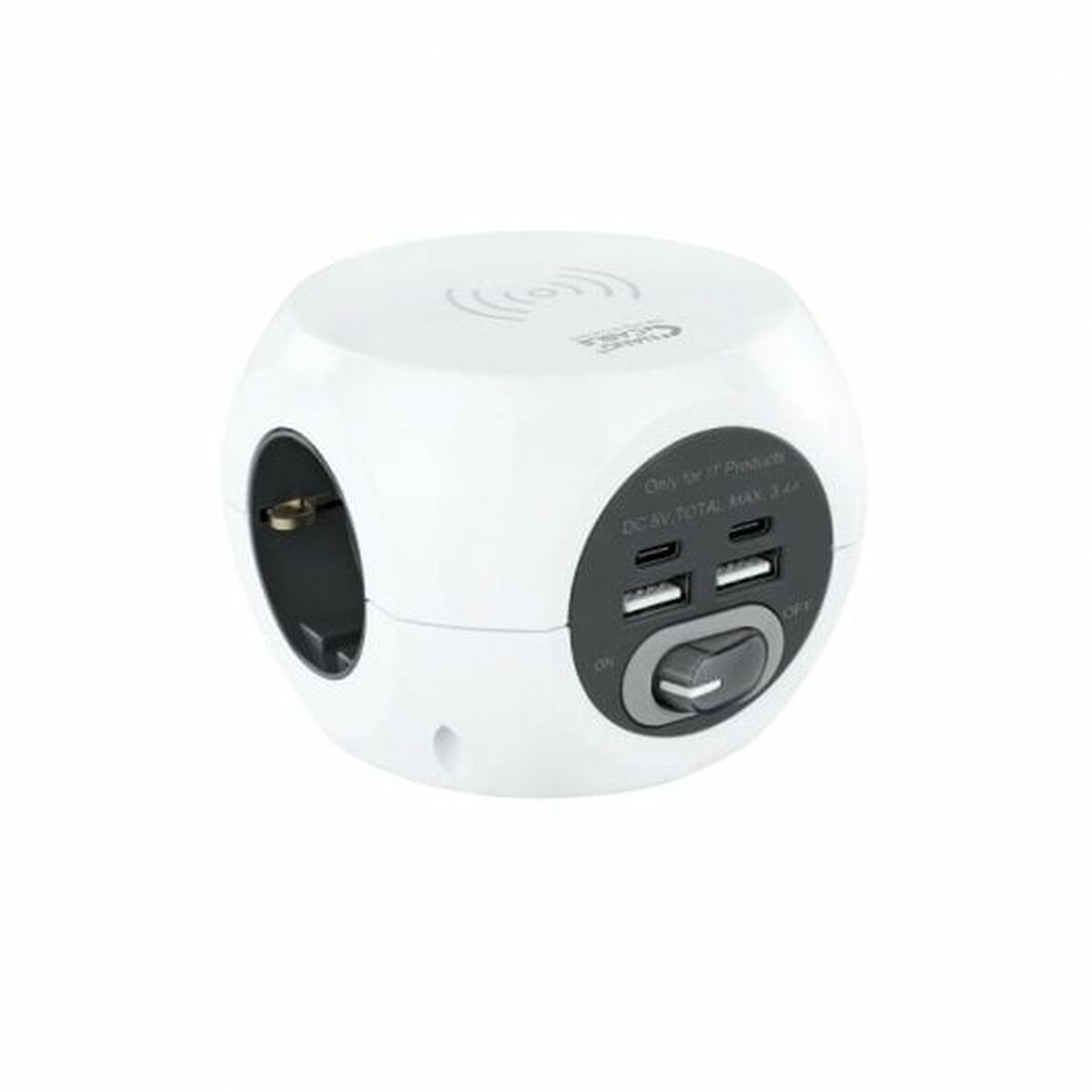 Réglette NANOCABLE 10.37.0004-BK Blanc 1,4 m