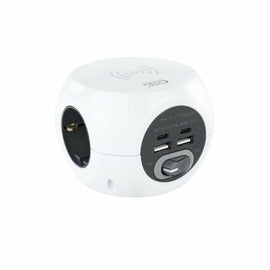 Réglette NANOCABLE 10.37.0004-BK Blanc 1,4 m