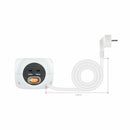 Réglette NANOCABLE 10.37.0004-BK Blanc 1,4 m-6