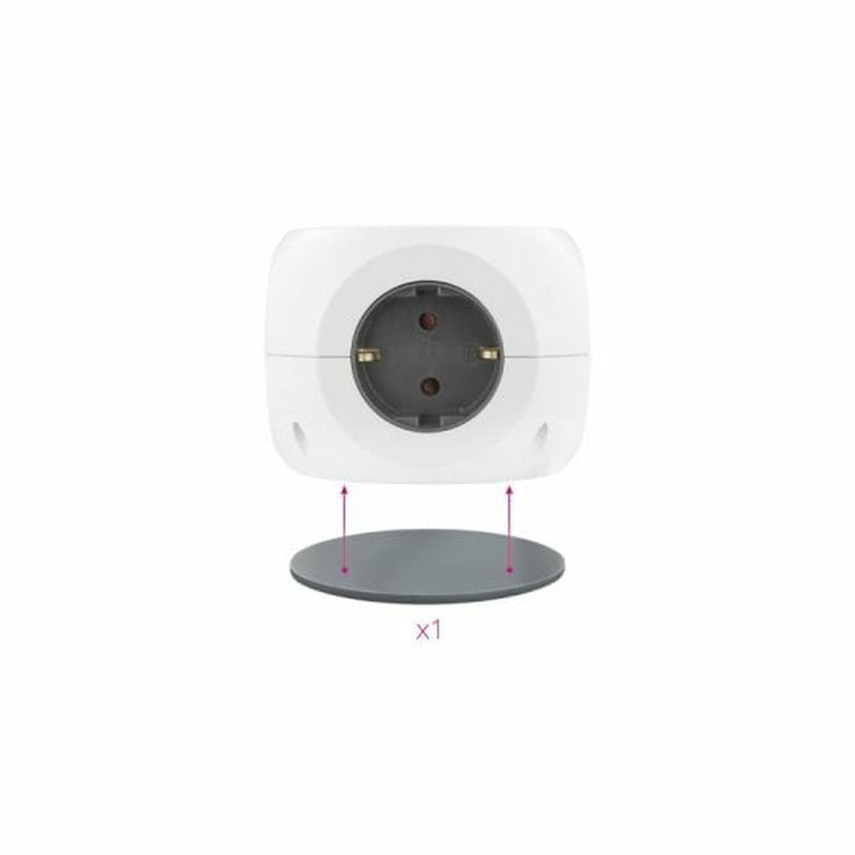 Réglette NANOCABLE 10.37.0004-BK Blanc 1,4 m