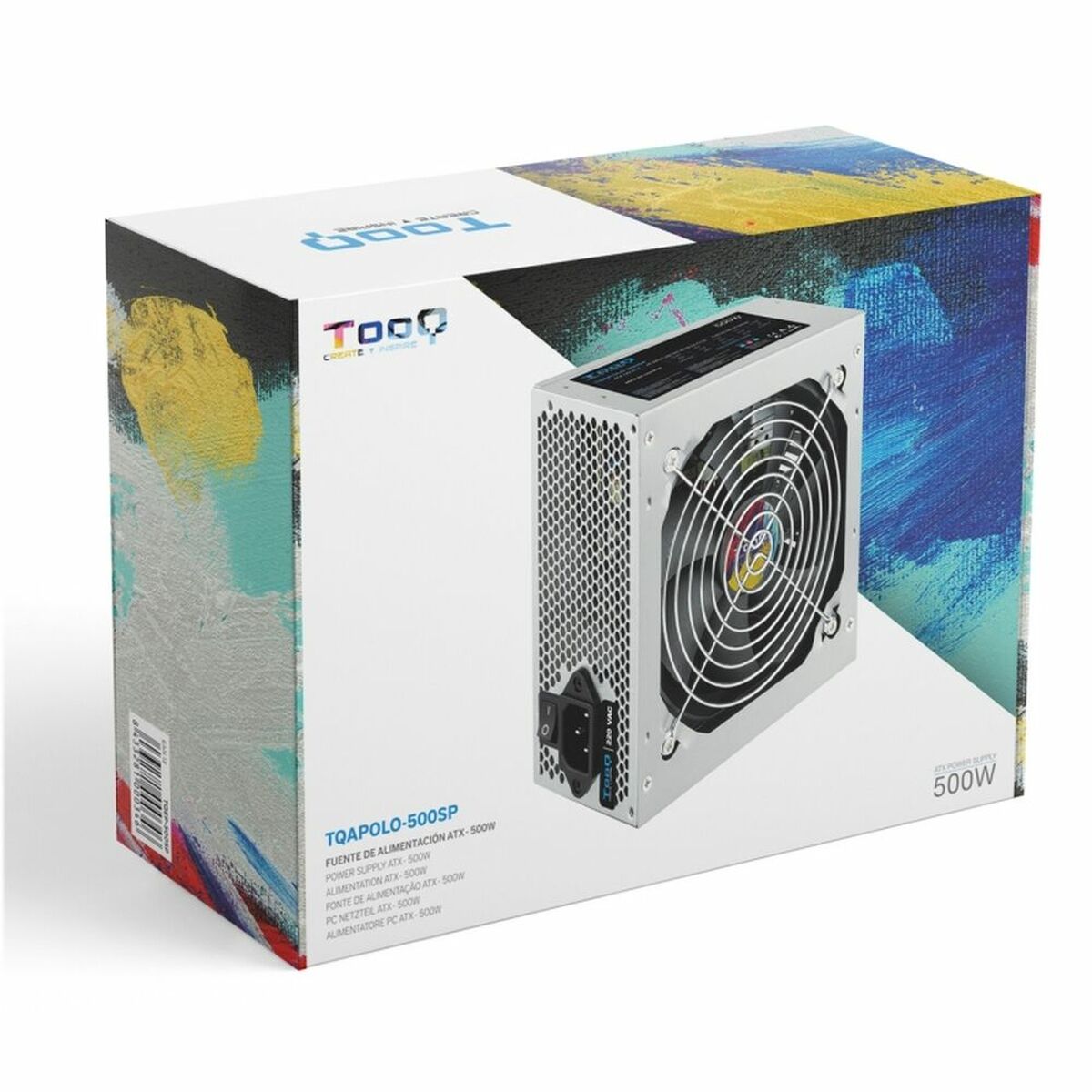 Bloc d’Alimentation TooQ TQAPOLO-500SP 500 W 500W