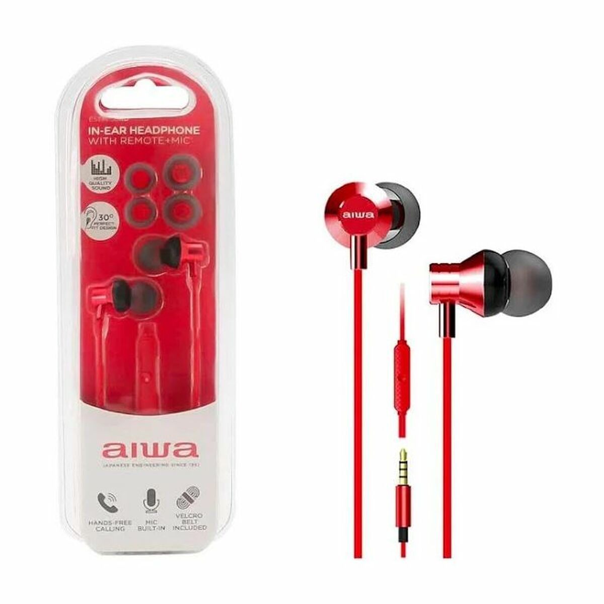 Casque Aiwa ESTM50RD Rouge - 0
