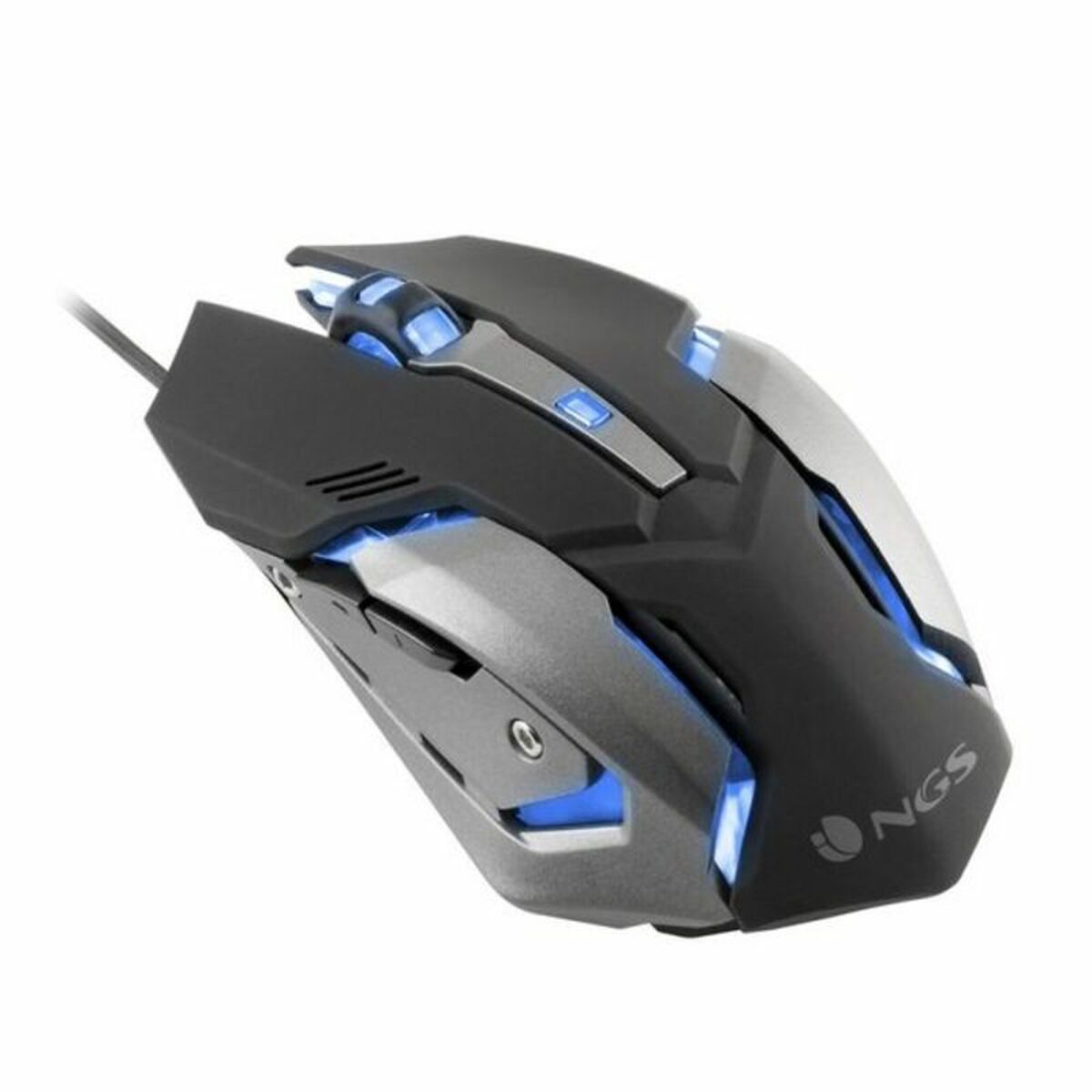 Souris Gaming avec LED NGS GMX-100 USB 2400 Noir/Gris - 0