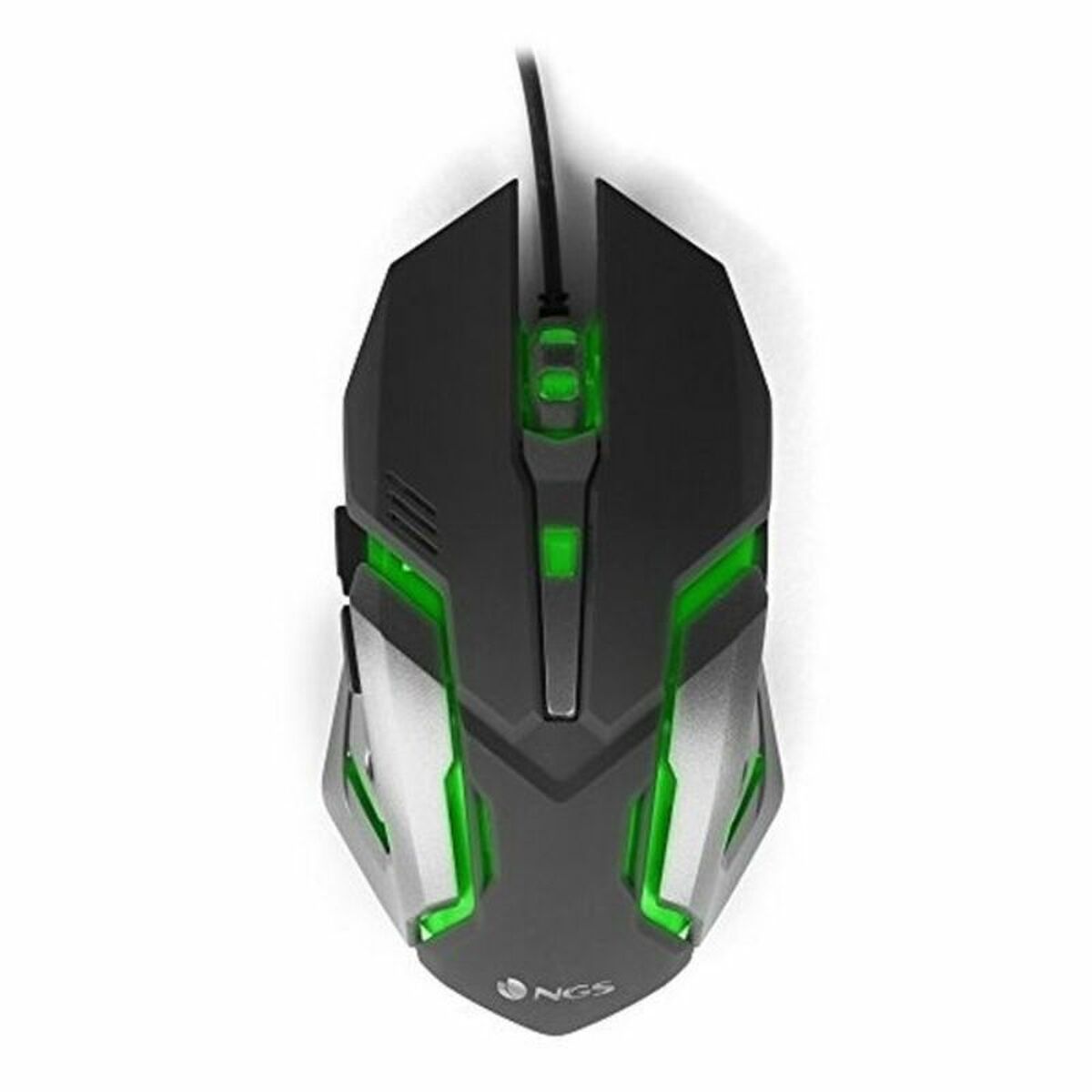 Souris Gaming avec LED NGS GMX-100 USB 2400 Noir/Gris